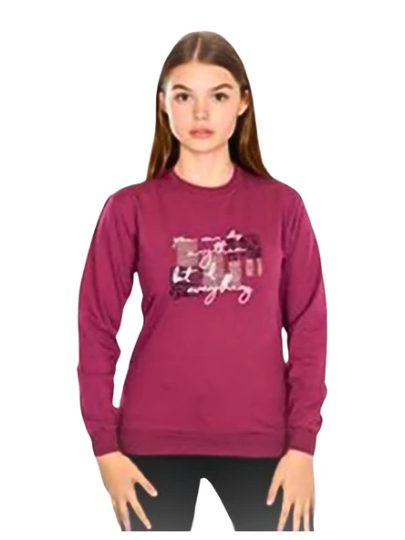 FORGIVEN BASKILI KIZ SWEATSHIRT - Resim 2
