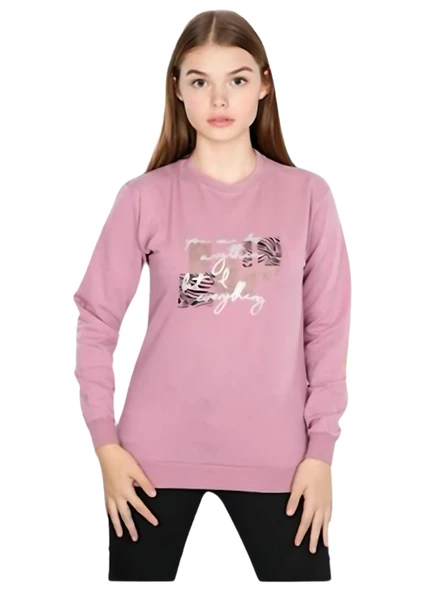 FORGIVEN BASKILI KIZ SWEATSHIRT ürün görseli 1