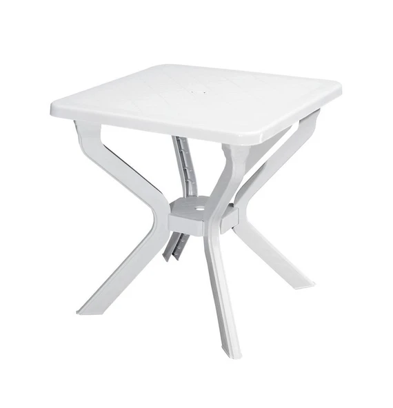 Omnipazar MT-GF235 Prima Isola Plastik Kare Bahçe Balkon Masa 70x70 cm ürün görseli 1