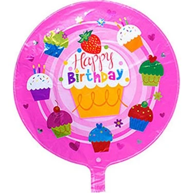 F BALON HAPPY PEMBE ürün görseli 1