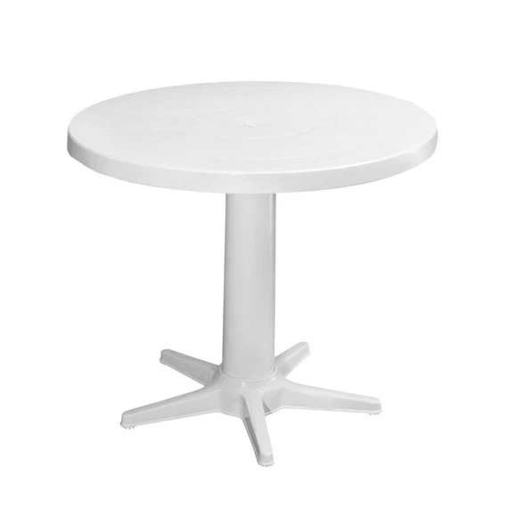 Omnipazar MT-GF205 Prima Rose Plastik Yuvarlak Bahçe Balkon Masa Ø75 cm ürün görseli 1