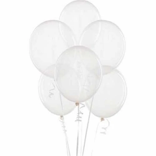 LATEKS BALON ŞEFFAF 12'' 10'LU ürün görseli 1