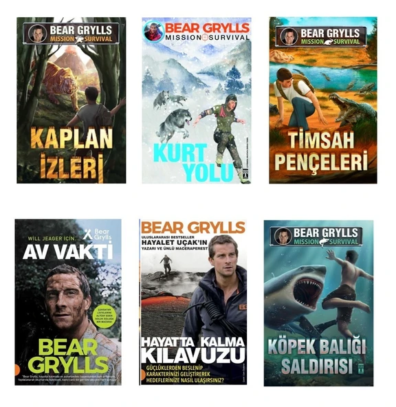 Bear Grylls Hayatta Kalma Kılavuzu Seti (6 Kitap) ürün görseli 1