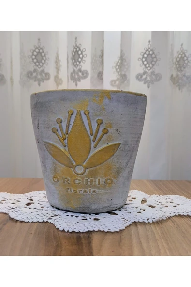 Beton Çiçek ve Bonsai Vazosu ürün görseli 1