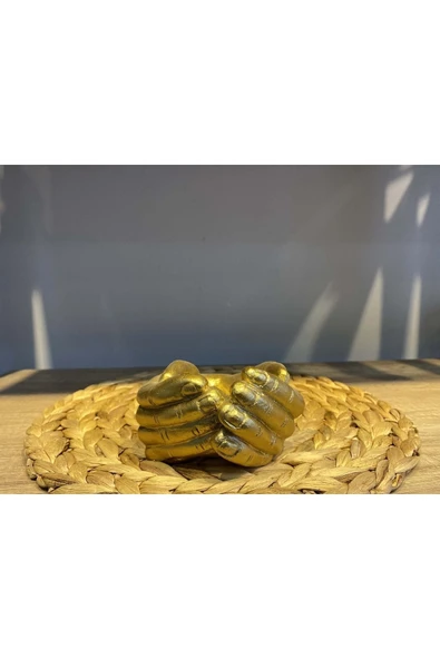 Kobal Avuç Saksı , Kase - Küçük Boy - Gold- - Resim 2