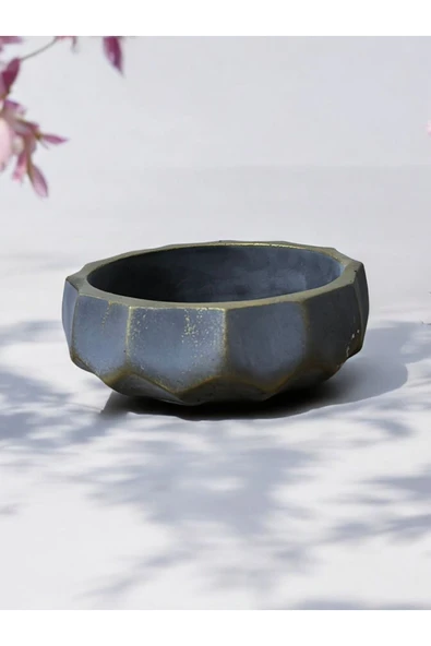 Brezilya Dizayn Taş Bonsai Aranjman ve Orkide Saksısı ürün görseli 1