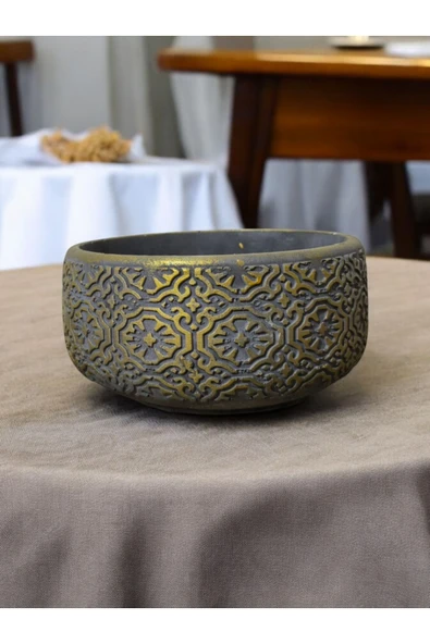 Aranjman Orkide ve Bonsai Saksısı 20*12 ila 15 cm Beton ürün görseli 1
