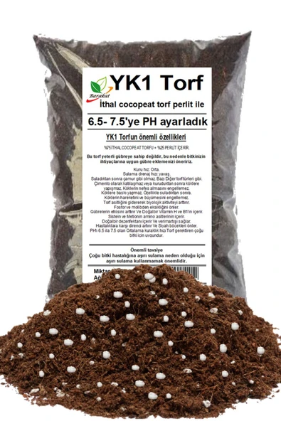 Cocopeat Torf Perlit Ile  30 Lt  Yk1 ürün görseli 1