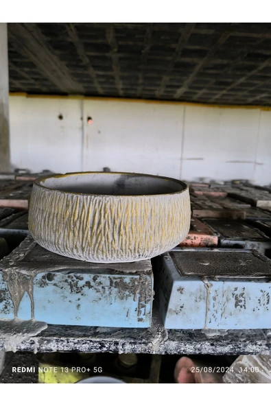 Beton orkide bonsai ve aranjman saksısı - Resim 5