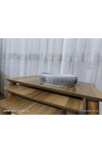 Fas Dizayn Beton Orkide Aranjman ve Bonsai Saksısı ürün görseli 1