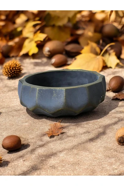 Brezilya Dizayn Taş Bonsai Aranjman ve Orkide Saksısı 01b ürün görseli 1