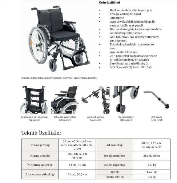 Ottobock Start Intro M2S 40 Cmlik - Resim 4