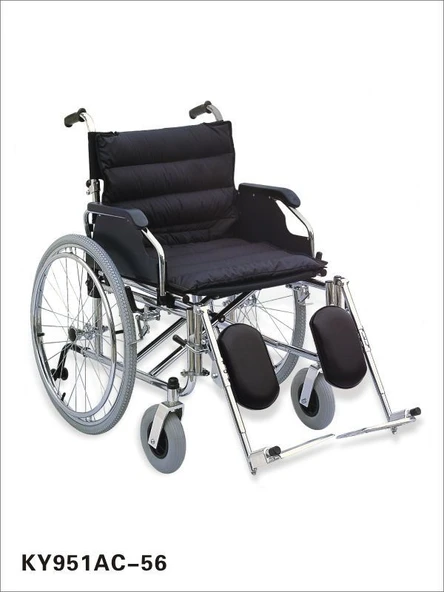 Pulsemed Çelik Tekerlekli Sandalye KY951AC-56 ürün görseli 1