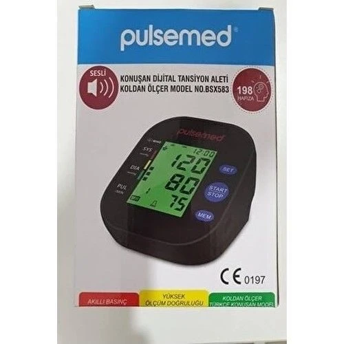 Pulsemed BSX583 Konuşan Dijital Tansiyon Aleti ürün görseli 1