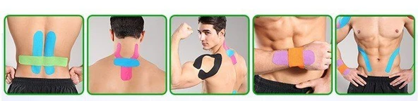 VZN Kinesio Sport Tape Pembe - Resim 3
