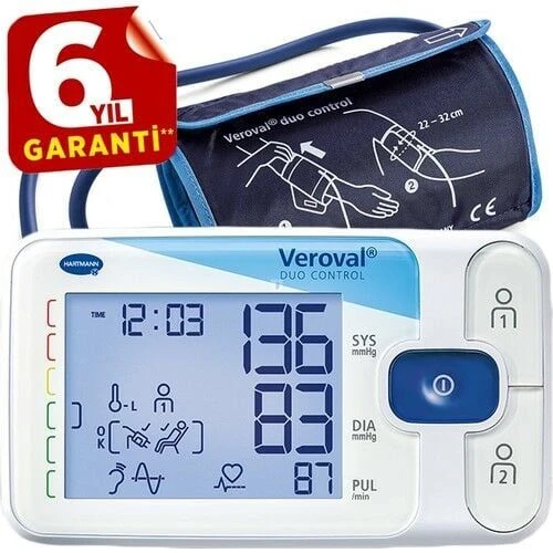 Tansiyon Aleti, Veroval Duo Control, Osilometrik Ve Oskültatuar Ölçüm ürün görseli 1