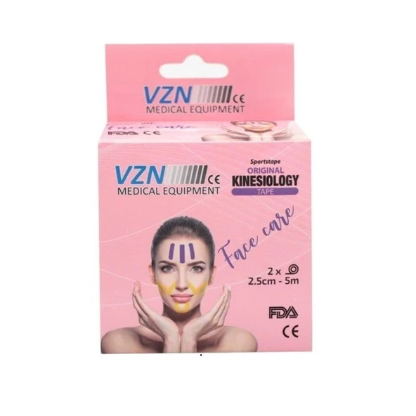 Yüz Germe Bandı Kinesio Bant - Resim 2
