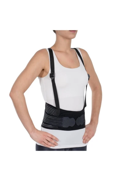 Çalışma Korse 16cm Plus (askılı) Siyah L - XL - XXL ürün görseli 1