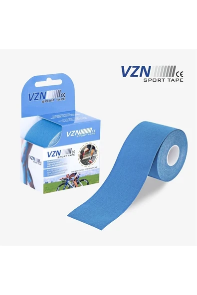 Tape Mavi Renk Kinesio Ağrı Bandı 5 Metre X 5 Cm ürün görseli 1