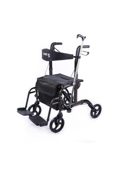 İthal Lüx Ayak Pedallı Alüminyum Rolatör Yürüteç Bz9124a ürün görseli 1