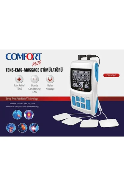 Comfort Dm 3000 Dijital Masaj/ems/tens Cihazı Aleti ürün görseli 1