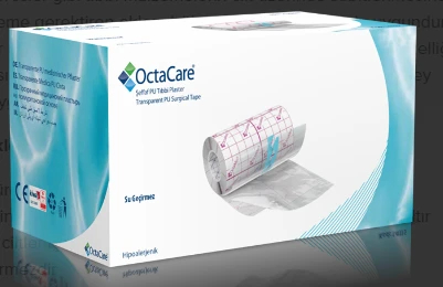 OctaCare Şeffaf Tıbbi Plaster Film (PU) 5 m x 10 cm 2 Adet ürün görseli 1