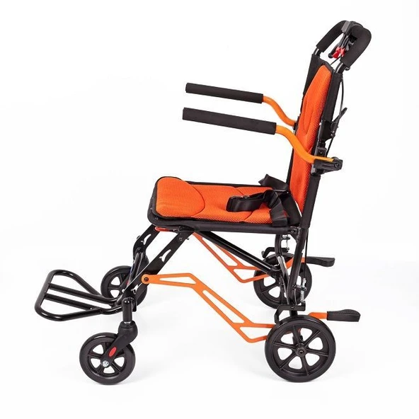Comfort Plus DY01409LJ Turuncu Transfer Tekerlekli Sandalye - Resim 2