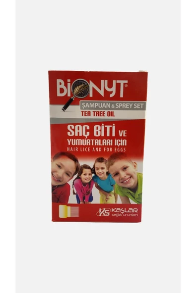 Bionyt Bit Şampuanı 150 ml Bit Spreyi 100 ml Tarak Şampuan Sprey Set ürün görseli 1