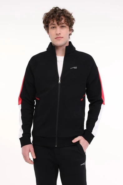 Lumberjack ML MATTE 18ITL426 5FX 101940292 Erkek Eşofman Üstü Siyah S-XXL ürün görseli 1