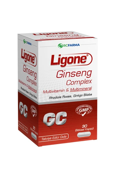 Ligone Ginseng Q-10 Zerdeçal Multimineral 30 Kapsül ürün görseli 1