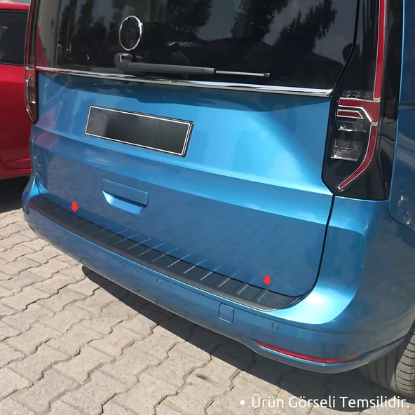 Ehiltek  Citroen Jumpy Arka Tampon Eşiği - Mat Siyah| 2017+ - Resim 3
