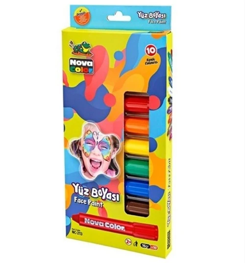 Nova Color Yüz Boyası 10 renk ürün görseli 1
