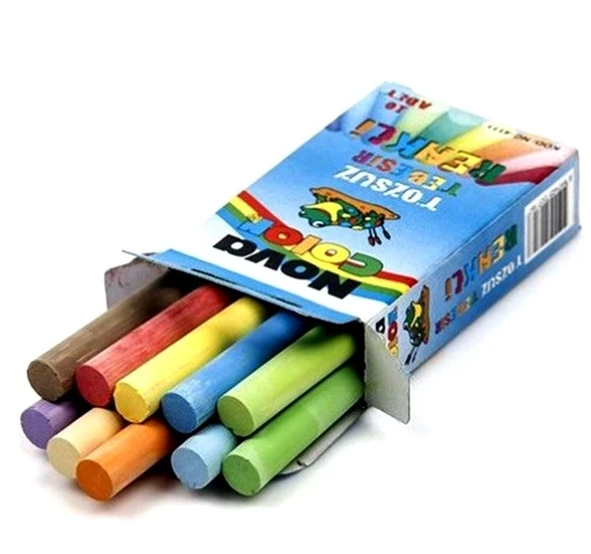 Nova Color Tebeşir Renkli 10Lu - 2 paket ürün görseli 1
