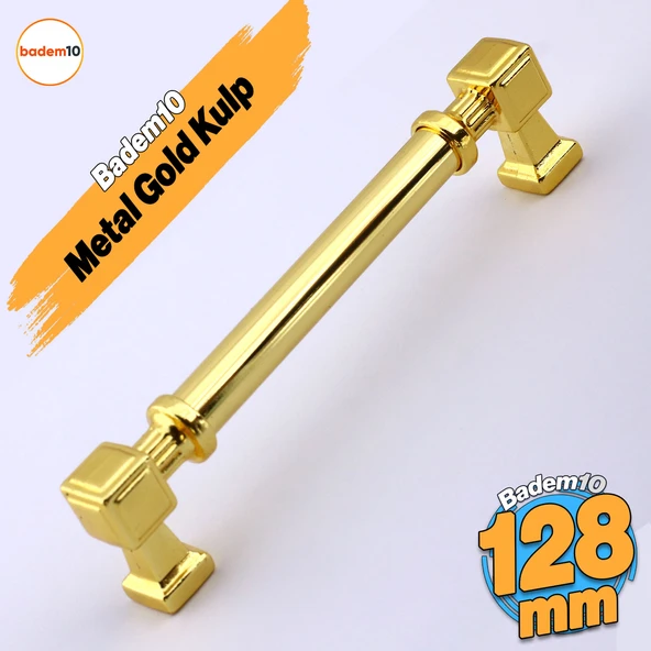 Talas 128 mm Kulp Gold Altın Mobilya Çekmece Mutfak Dolabı Dolap Kapak Kulplar Kulb Kulp ürün görseli 1