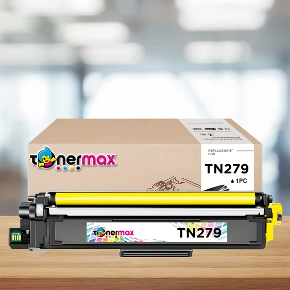 Brother TN-279XL Muadil Toner Sarı- Çipli / DCP-L3560CDW / HL-L3280CDW / MFC-L3270CDW / L3760CDW / L8390CDW ürün görseli 1