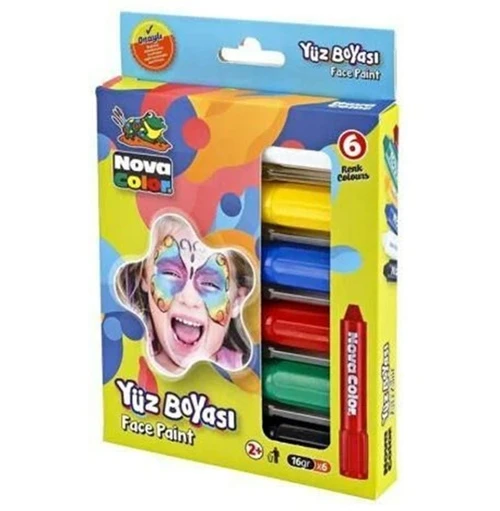Nova Color Yüz Boyası 6 renk ürün görseli 1