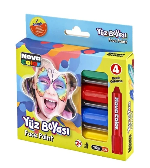Nova Color Yüz Boyası 4Lü ürün görseli 1
