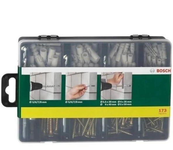 BOSCH DIY-P 173 Parça Delme&Vidalama Seti - Resim 3