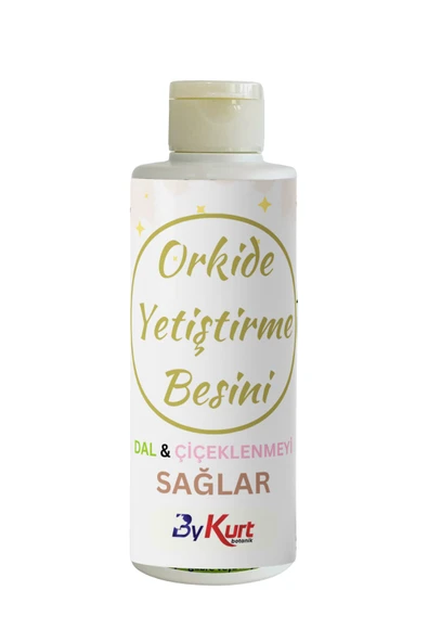 ByKurt Orkide Çiçeklenme ve Dal Gelişim Besini 100ML Güçlü Organik Takviye ürün görseli 1