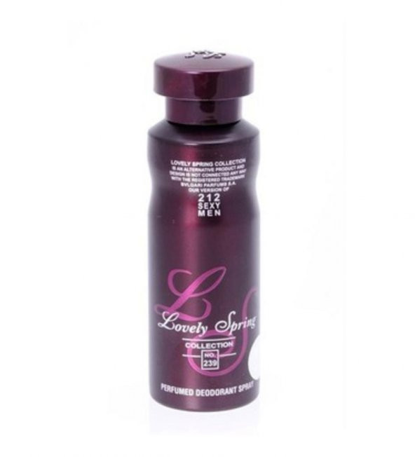 Lovely Spring 212 Sexy Men Deodorant 200 ml ürün görseli 1