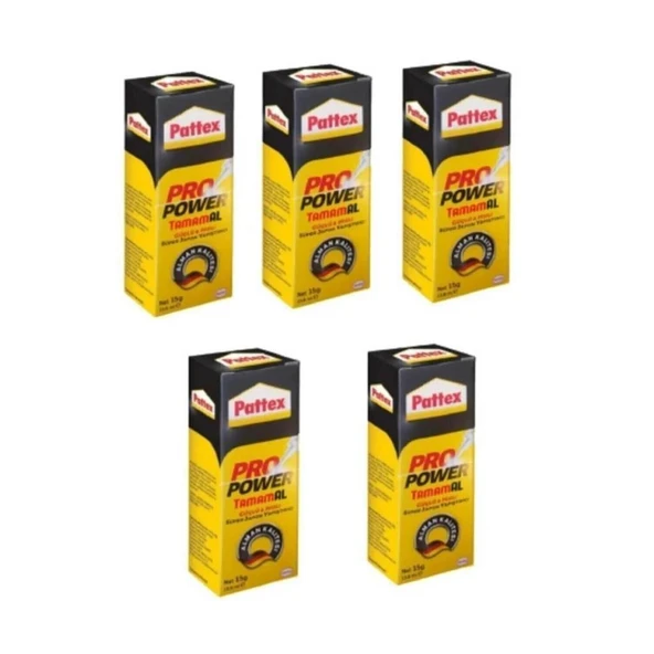 Pattex Pro Power Süper Yapıştırıcı 15 Gr.  - 5 Adet ürün görseli 1