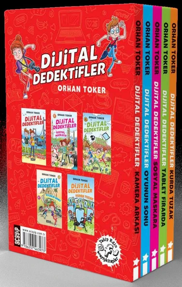 Dijital Dedektifler 5 Kitap Kutulu/Orhan Toker/Acayip Kitaplar ürün görseli 1