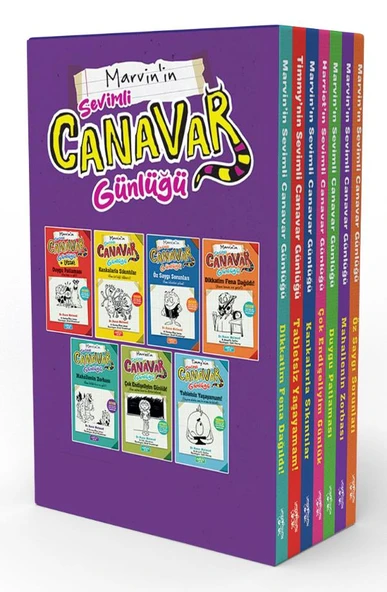 SEVİMLİ CANAVAR GÜNLÜĞÜ ( (7 KİTAP TAKIM KUTULU)/Raun Melmed/Yediveren Çocuk ürün görseli 1