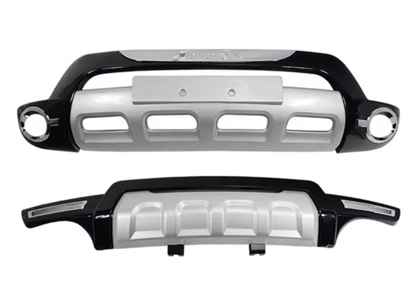 Hyundai Santa Fe 2007 2012 Arası Ön Arka Difüzör Koruma Abs (Plastik) ürün görseli 1
