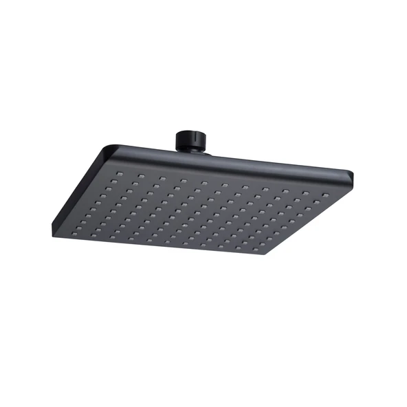 Tema Tetra Banyo Tepe Duş Başlığı Başlık Kireç Kırıcılı Sistem Siyah ürün görseli 1
