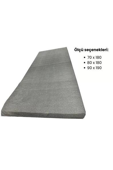 Fermuarlı Kılıflı Yer Kamp Karavan Misafir Yatağı Tek Kişilik 8 cm ürün görseli 1