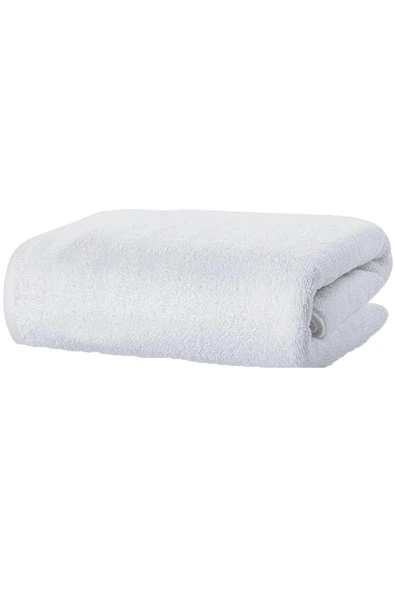 Otel Banyo Havlusu %100 Pamuklu 70X150 Cm Beyaz 20/2 Ring 600 Gr ürün görseli 1