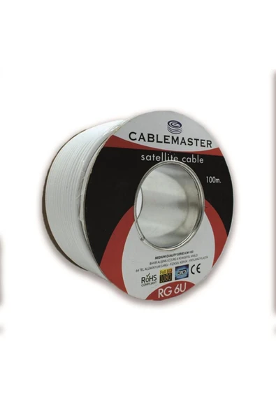 100 Mt 64 Tel Rg6 U4 Bakır Alışımlı Medıum Plus Cm-103 Tr Makaralı Kablo ürün görseli 1