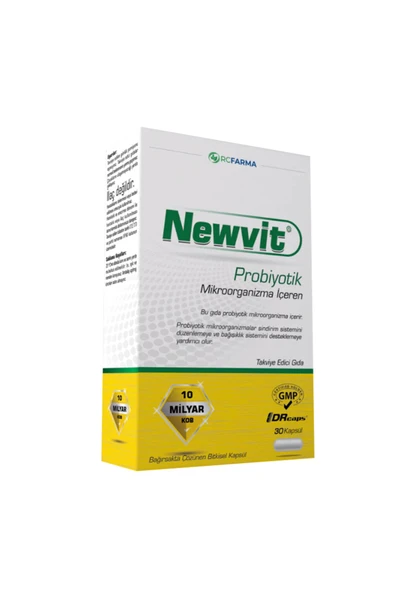 Newvit Probiyotik 30 Kapsül ürün görseli 1