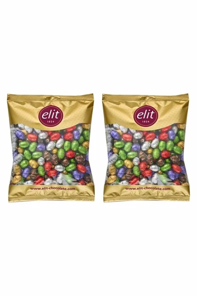 Elit Çikolata Chocoeggy Yumurta Çikolata 1kg 2'li Set (2X1KG) Glutensiz ürün görseli 1
